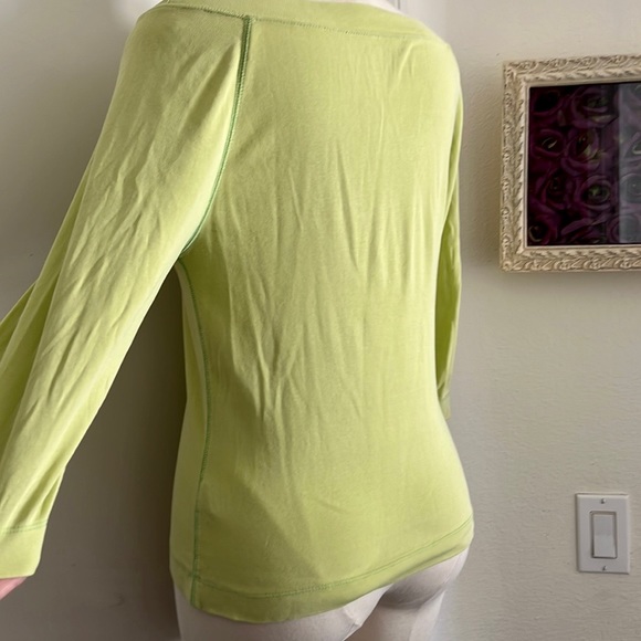 High Sierra~2~Casual Tops / Red & Chartreuse - Picture 5 of 14
